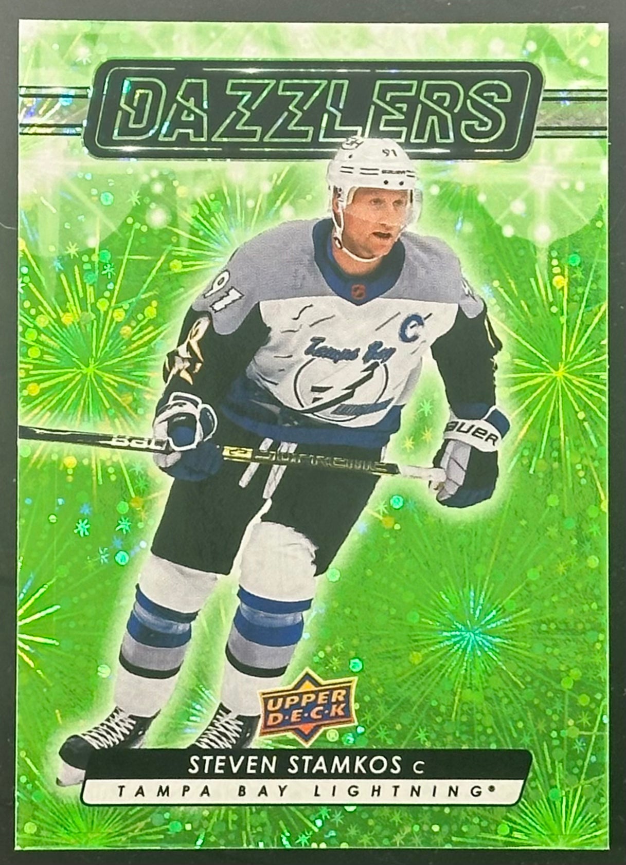 Steven Stamkos 2023-24 UD s1 Dazzlers (Green) #DZ-21 SNS Cards 
