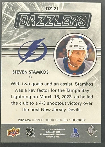 Steven Stamkos 2023-24 UD s1 Dazzlers (Green) #DZ-21 SNS Cards 