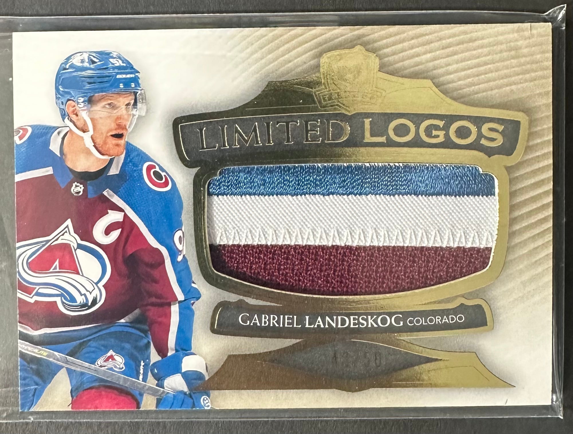 Gabriel Landeskog The Cup Limited Logos LLC-GL 43/50 SNS Cards 