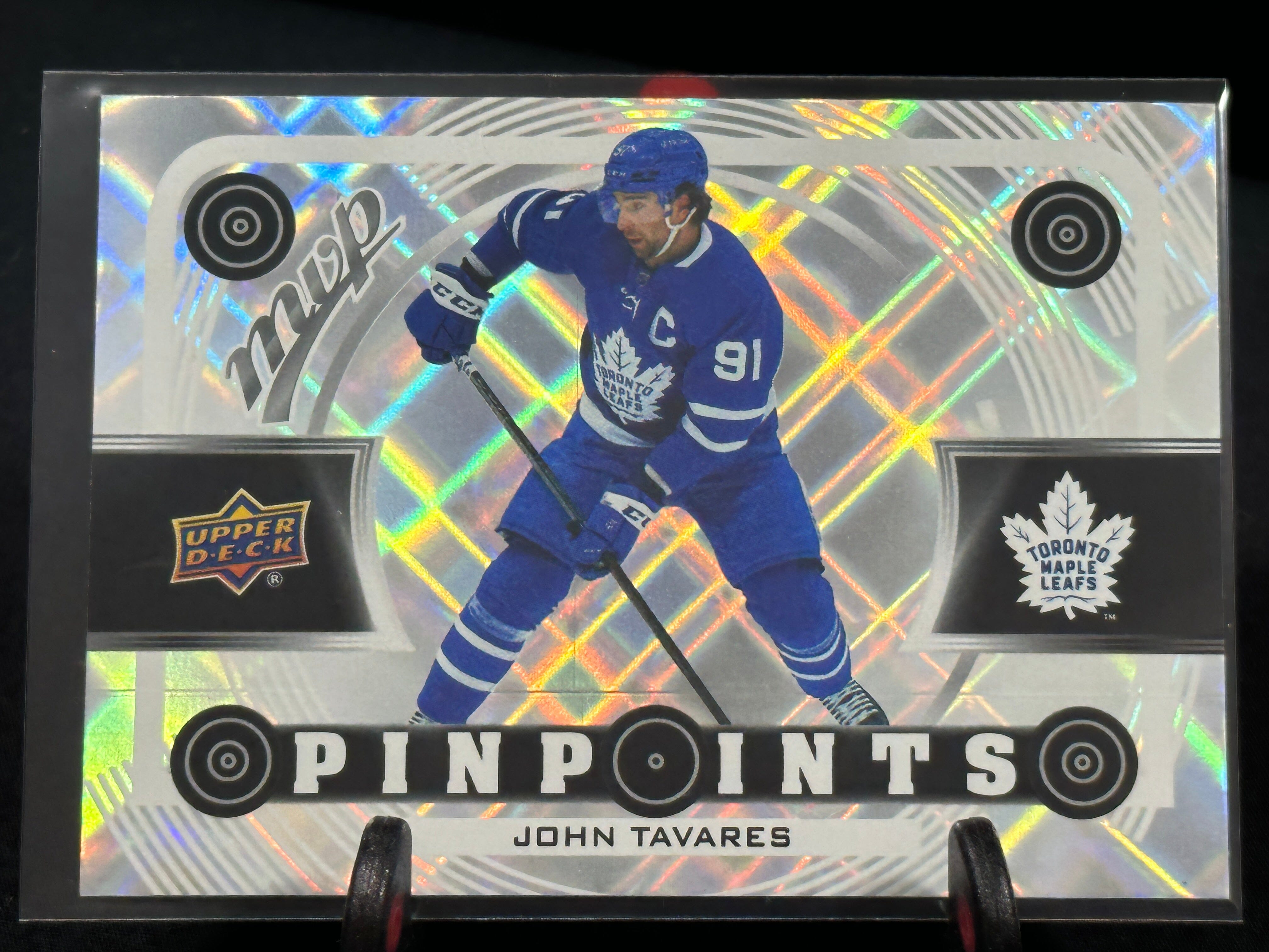 2022-2023 MVP Pinpoints #PP-24 John Tavares - Toronto Maple Leafs Shootnscore.com 