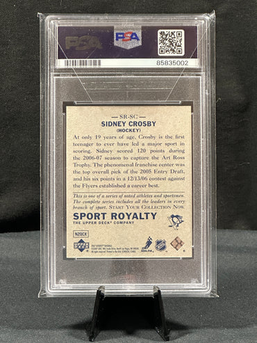 2007 Upper Deck Sidney Crosby Sport Royalty PSA 10 GEM MT Shootnscore.com 