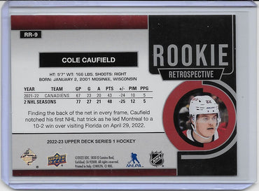 COLE CAUFIELD 2023-24 UD S1 RR-9 SD Cards 