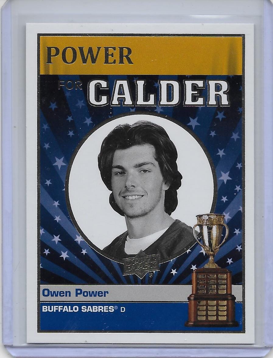 Owen Power 2022-23 Upper Deck #CC-11 Calder Candidates SNS Cards 