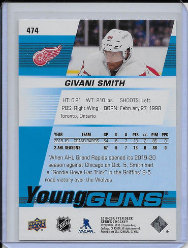 2019-20 Youn Guns #474 Gavin Smith SD Cards 
