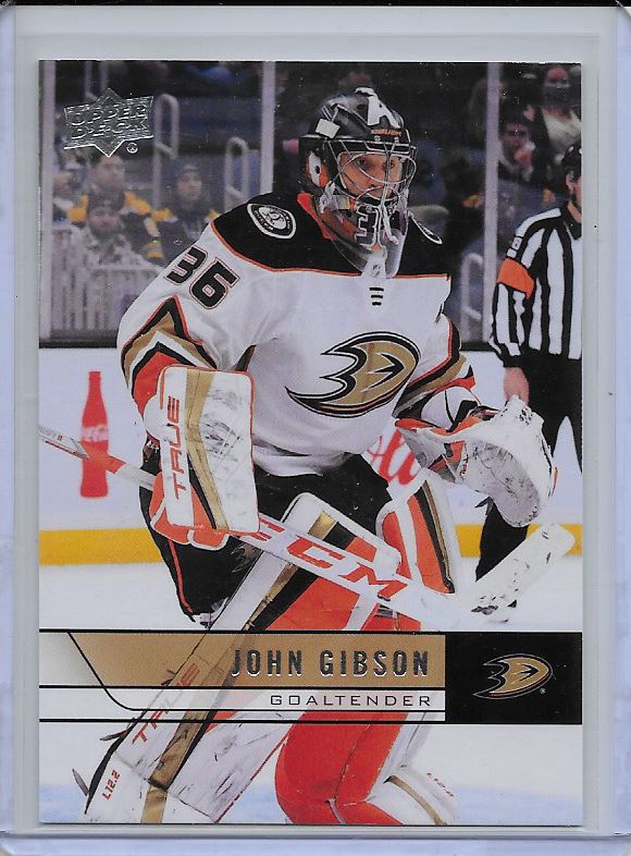 John Gibson 2021-22 UD Extended Series T-2 SD Cards 