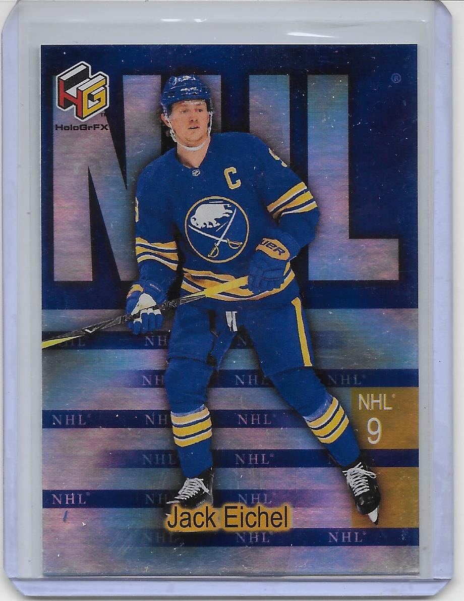 Jack Eichel 2020-21 Upper Deck #NHL-15 HoloGrFx NHL SNS Cards 